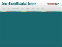 Tablet Screenshot of delraybeachhistory.org